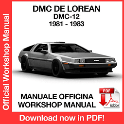 DMC DE LOREAN DMC-12 (1981, 1982, 1983) (EN) Workshop Repair Manual Download PDF