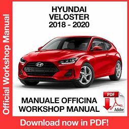 Hyundai Veloster (2018, 2019, 2020) (EN) Workshop Repair Manual Download PDF