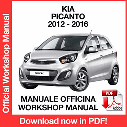 Kia Picanto (2012, 2013, 2014, 2015, 2016) (EN) Workshop Repair Manual Download PDF
