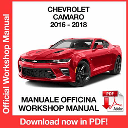 Chevrolet Camaro (2016, 2017, 2018) (EN) Workshop Repair Manual Download PDF