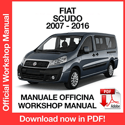 Fiat Scudo (2007, 2008, 2009, 2010, 2011, 2012, 2013, 2014, 2015, 2016) (EN) Workshop Repair Manual Download PDF