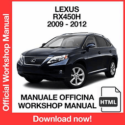 Lexus RX450H (2009, 2010, 2011, 2012) (EN) Workshop Repair Manual Download PDF