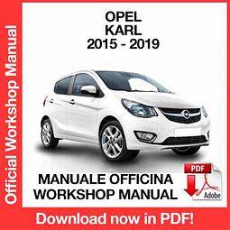 Opel Karl (2015, 2016, 2017, 2018, 2019) (EN) Workshop Repair Manual Download PDF