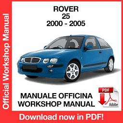 Rover 25 (2000, 2001, 2002, 2003, 2004, 2005) (EN) Workshop Repair Manual Download PDF