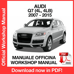 AUDI Q7 (2012, 2013, 2014, 2015) (EN) Workshop Repair Manual Download PDF
