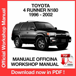 Toyota 4 Runner III N180 (1996, 1997, 1998, 1999, 2000, 2001, 2002) (EN) Workshop Repair Manual Download PDF
