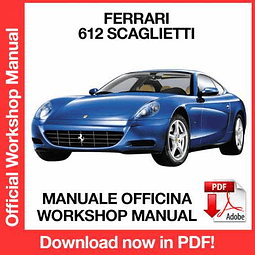 Ferrari 612 Scaglietti (EN) Workshop Repair Manual Download PDF