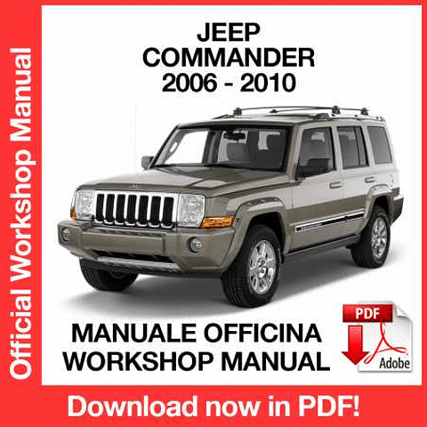 Jeep Commander XK (2006, 2007, 2008, 2009, 2010) (EN) Workshop Repair Manual Download PDF