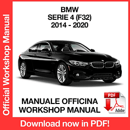 BMW 4 SERIES F32 435d (2014, 2015, 2016, 2017, 2018, 2019, 2020) (EN) Workshop Repair Manual Download PDF