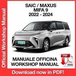 Saic Maxus Mifa 9 (2022, 2023, 2024) (EN) Workshop Repair Manual Download PDF