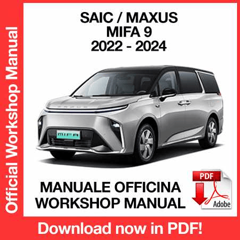 Saic Maxus Mifa 9 (2022, 2023, 2024) (EN) Workshop Repair Manual Download PDF