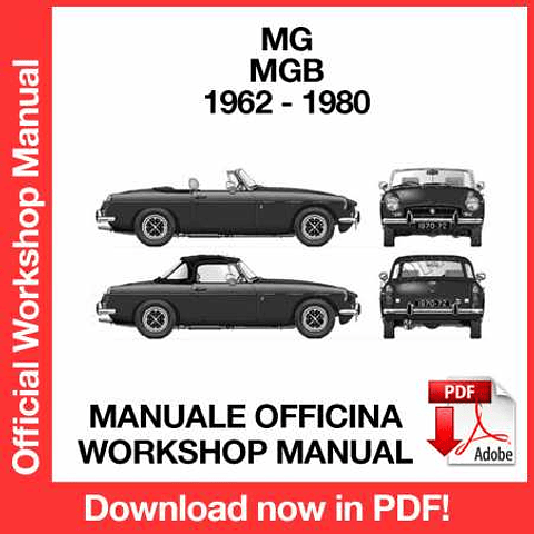 MG MGB (1971, 1972, 1973, 1974, 1975, 1976, 1977, 1978, 1979, 1980) (EN) Workshop Repair Manual Download PDF