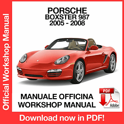 Porsche Boxster 987 (2005, 2006, 2007, 2008) (EN) Workshop Repair Manual Download PDF