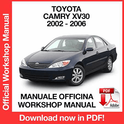 Toyota Camry XV30 (2002, 2003, 2004, 2005, 2006) (EN) Workshop Repair Manual Download PDF