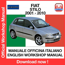 Fiat Stilo (2001, 2002, 2003, 2004, 2005, 2006, 2007, 2008, 2009, 2010) (ITA) (EN) eLEARN Workshop Repair Manual Download PDF
