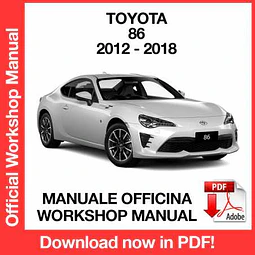 Toyota 86 (2012, 2013, 2014, 2015, 2016, 2017, 2018) (EN) Workshop Repair Manual Download PDF