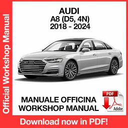 AUDI A8 (2018, 2019, 2020, 2021, 2022, 2023, 2024) (EN) Workshop Repair Manual Download PDF