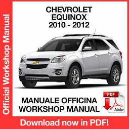 Chevrolet Equinox (2010, 2011, 2012) (EN) Workshop Repair Manual Download PDF