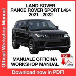 Land Rover Range Rover Sport L494 (2021, 2022, 2023) (EN) Workshop Repair Manual Download PDF