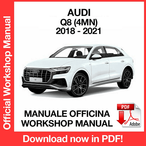 AUDI Q8 (2018, 2019, 2020, 2021, 2022, 2023) (EN) Workshop Repair Manual Download PDF