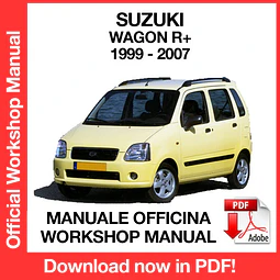 Suzuki Wagon R+ (1999, 2000, 2001, 2002) (EN) Workshop Repair Manual Download PDF