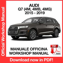 AUDI Q7 (2015, 2016, 2017, 2018, 2019) (EN) Workshop Repair Manual Download PDF