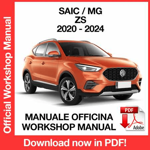 Saic MG ZS (2020, 2021, 2022, 2023, 2024) (EN) Workshop Repair Manual Download PDF