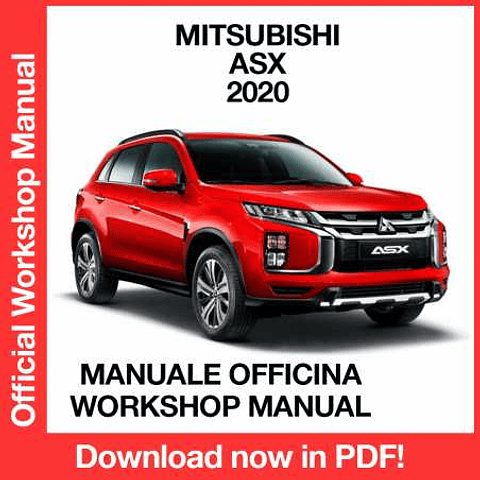 Mitsubishi ASX (2020) (EN) Workshop Repair Manual Download PDF
