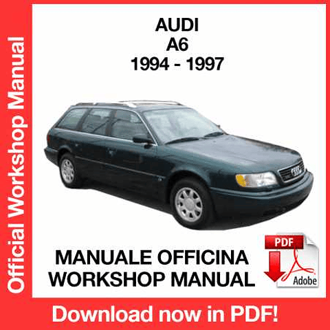 Audi A6 (1994, 1995, 1996, 1997) (EN) Workshop Repair Manual Download PDF