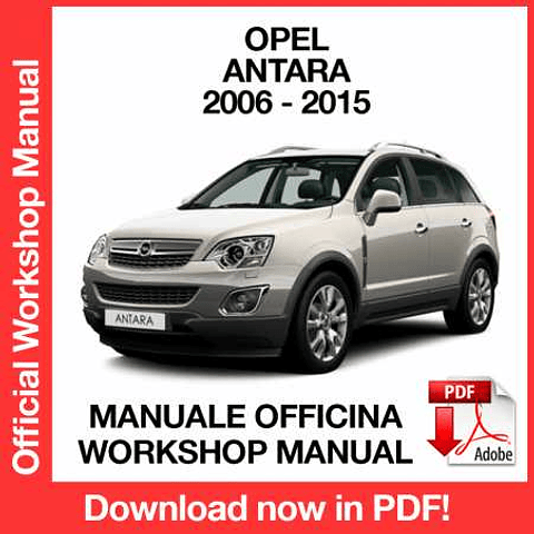 Opel Antara 2006, 2007, 2008, 2009, 2010) (EN) Workshop Repair Manual Download PDF
