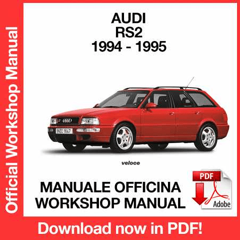 Audi RS2 Avant (1994-1995) (EN) Workshop Repair Manual Download PDF