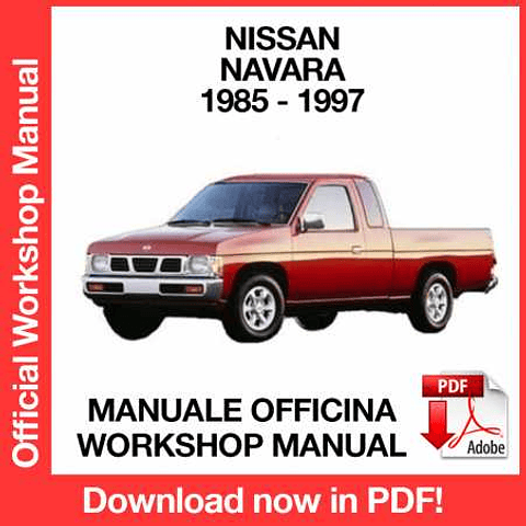 Nissan Navara D21 (1985, 1986, 1987, 1988, 1989, 1990) (EN) Workshop Repair Manual Download PDF