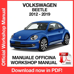 Volkswagen New Beetle (2012-2013-2014 ) (EN) Workshop Repair Manual Download PDF