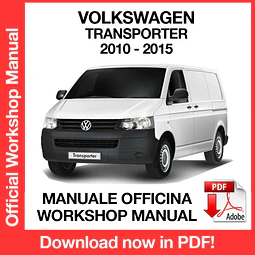 Volkswagen Transporter T5 (2010-2011-2012-2013-2014-2015) (EN) Workshop Repair Manual Download PDF