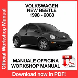 Volkswagen New Beetle (1998-1999-2000-2001-2002-2003-2004-2005-2006-2007-2008-2008) (EN) Workshop Repair Manual Download PDF