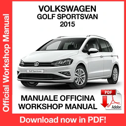 Volkswagen Golf Sportsvan (2015) (EN) Workshop Repair Manual Download PDF