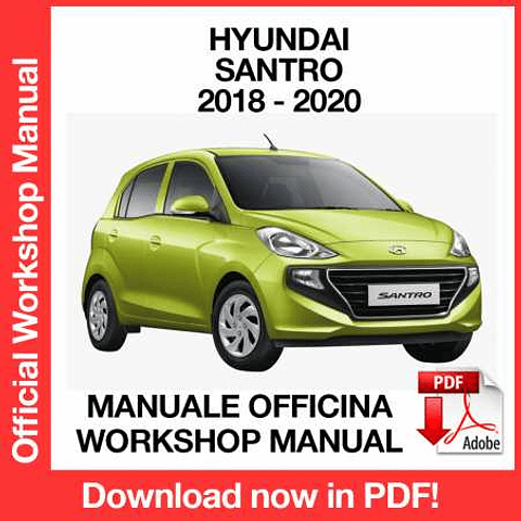 Hyundai Santro (2018, 2019, 2020) (EN) Workshop Repair Manual Download PDF