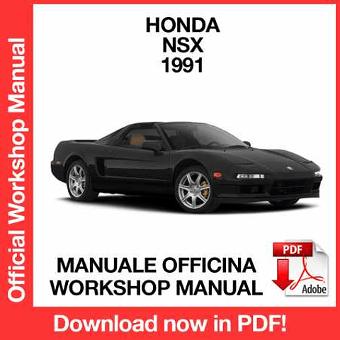 Honda NSX (1991) (EN) Workshop Repair Manual Download PDF