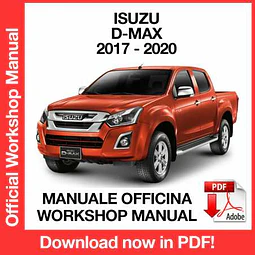 Isuzu D-Max /MU-X (2017, 2018, 2019, 2020) (EN) Workshop Repair Manual Download PDF