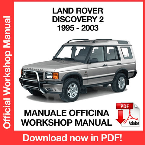 Land Rover Discovery 2 (1999, 2000, 2001, 2002, 2003) (EN) Workshop Repair Manual Download PDF