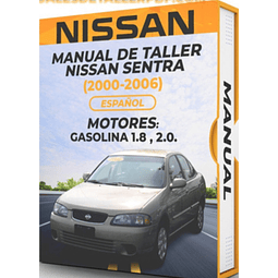 Manuale di officina Nissan Sentra (2000, 2001, 2002, 2003, 2004, 2005, 2006)1.8, 2.0.