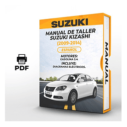 Manuale di officina Suzuki Kizashi (2009, 2010, 2011, 2012, 2013, 2014) 2,4
