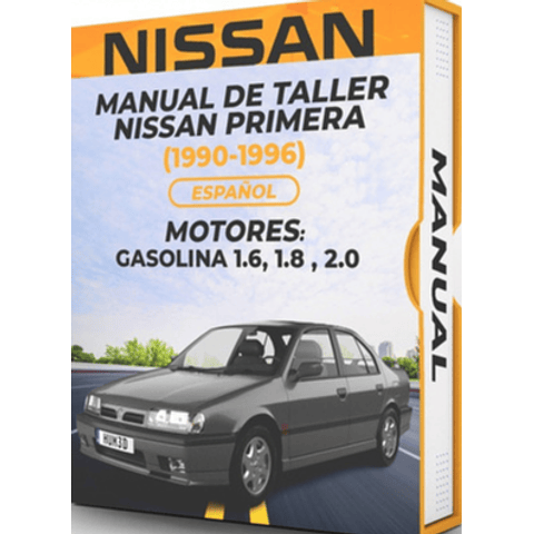 Manuale di officina Nissan Primera (1990, 1991, 1992, 1993, 1994, 1995, 1996)  1.6, 1.8, 2.0