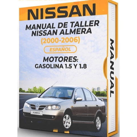 Manuale di officina Nissan Almera (2000, 2001, 2002, 2003, 2004, 2005, 2006) 1.5, 1.8