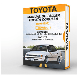 Manuale di officina Toyota Corolla (1991-1998) PDF