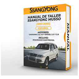 Manuale officina Ssangyong Musso (1993-2005) PDF