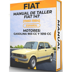 Manuale di officina Fiat 147 (1980-1984) PDF