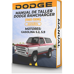 Manuale di officina Dodge Ramcharger (1981-1996) PDF