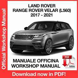 Manuale Officina Land Rover Range Rover VELAR L560 (2017-2018-2019-2020-2021) (EN)