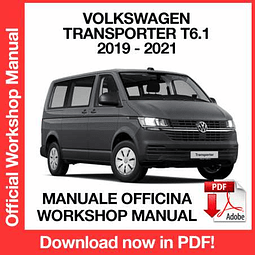 Manuale Officina Volkswagen Transporter T6.1 (2019-2020-2021) (EN)